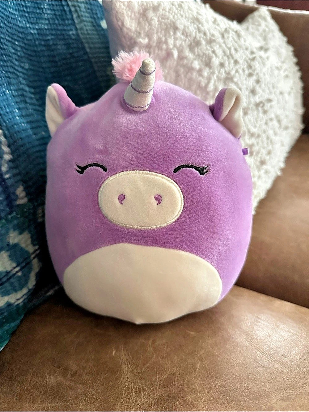 Squishmallows Purple Unicorn Plush Toy NWT